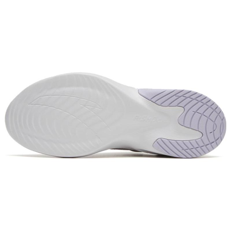 Anta Stinger SE Anti-Slip And Wear-Resistant Breathable Low-Top Running Shoes Women's Gray Purple Sneakers 922315585-4