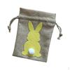Osterdekoration Jute Kordelzug Geschenkbeutel 14x10cm Zubehör Kekspacktasche Wiederverwendbar