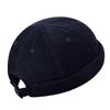 Clape Brimless Roll Retro Watch Outdoor Men's Cap, Cotton, Style, Casual, Slimming, Round, Cap, Unisex, (C-HBH01-Navy Blue)
