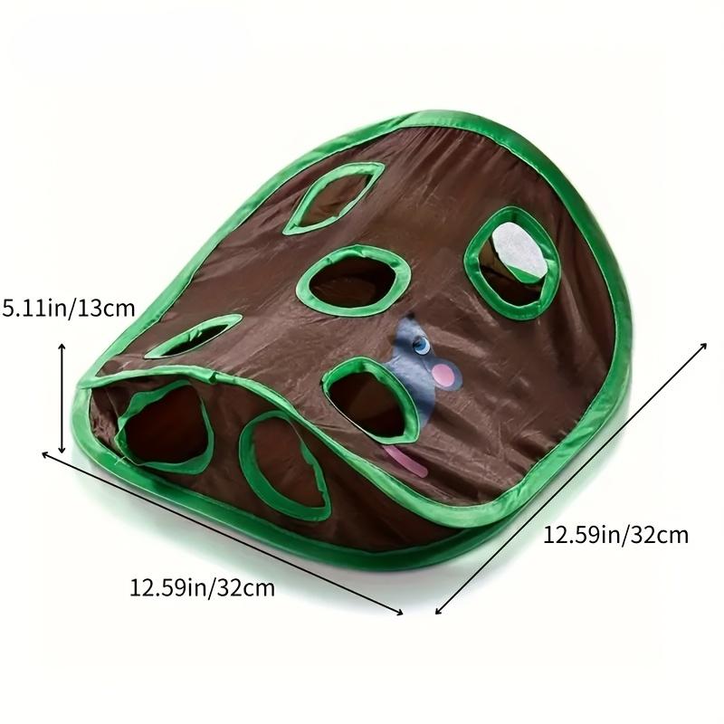 Nette Haustier Katze Interaktives Versteckspiel 9 Löcher Tunnel Maus Jagd Intelligenz Spielzeug Haustier Verstecktes Loch Kätzchen Faltbare Spielzeug
