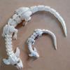 Unique Lucky Dragon Figurine Joint Movable Dog Head Dragon Ornament  Office Desktop Ornament