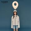 Tao Town Mädchen-Outdoorjacke mit Kapuze, 3-fach wasserdicht