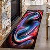 Color Abstract Vortex Runner Rug Soft Non-slip Home Floor Decor Carpet for Hallway Playroom Living Room Bedroom Decor Mat
