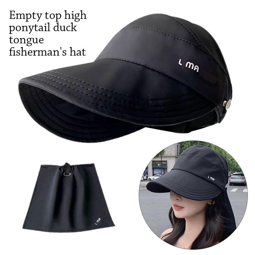 

Wide Brim Beach Caps UV Protection Quick-drying Visors Summer Sun Hat Women