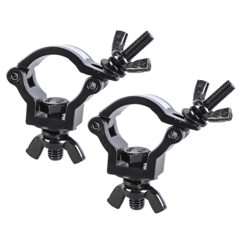 2pcs Light weight Stage Lighting Fixture Clamps Heavy Typt Construction for 32mm to 35mm Tube Mounting