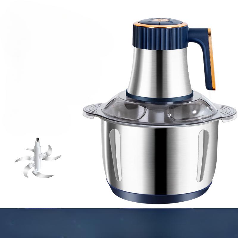 

1 шт. 5 л Электрические мясорубки Нержавеющая сталь Измельчитель продуктов Многофункциональная овощерезка Измельчитель Фаршемешалка Детский кухонный комбайн