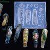 3D Peafowl Carved Nail Art Mold Silicone Manicure Transparent Template DIY Nail Decor