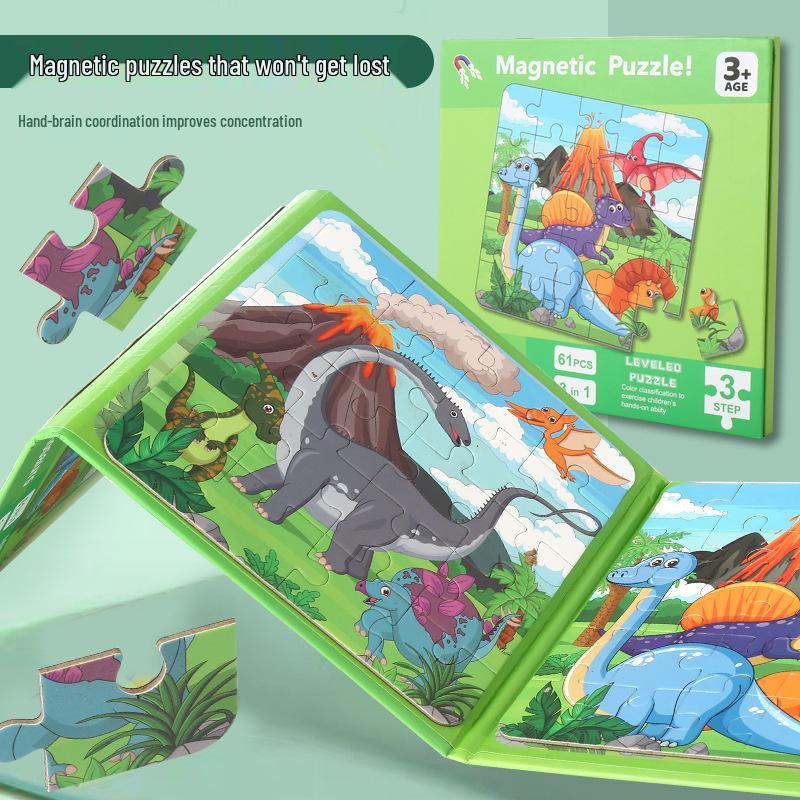 Magnetic Puzzle for Toddlers: Early Educational Toy for Ages 1-6, Boys & Girls
