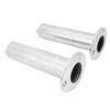 2Pcs Fishing Rod Holders Support Stainless Steel Heavy Duty Fishing Pole Holders with Draining Tube Liner 90 Degree for