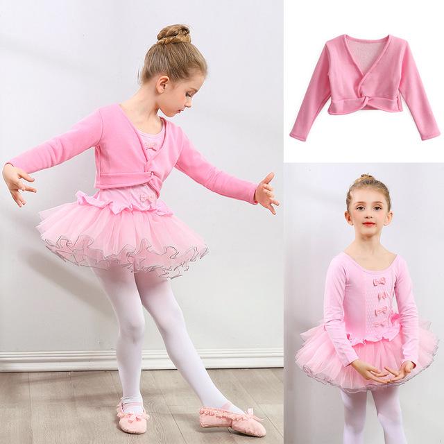 Girls' Ballet Dancewear: Long/Short Sleeve Leotard - Toddler & Children's Chinese Dance Costume