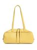 Leather Bowling Underarm Bag 2025 New Niche Design Genuine Leather Fashion Large Capacity Vintage Women's Shoulder Bag