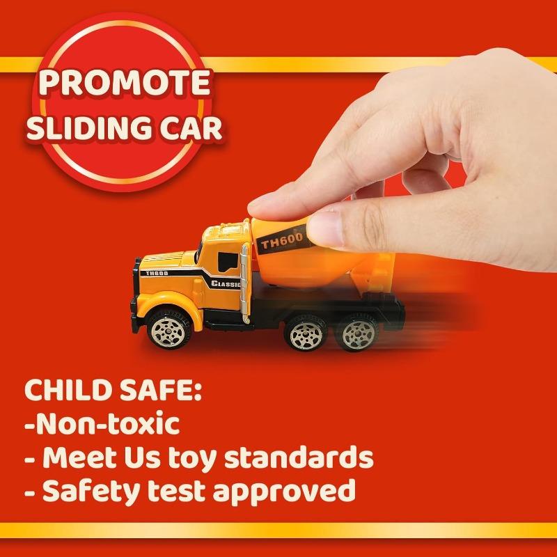 Advent Calendar 2025 for Kids, Alloy Car Engineering Car Set for Boys and Girls Christmas Gifts Christmas Countdown