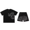 American loose hooded sweater Y2K men's and women's trendy brand hip-hop sweatpants street couple casual hoodie set foreign trade