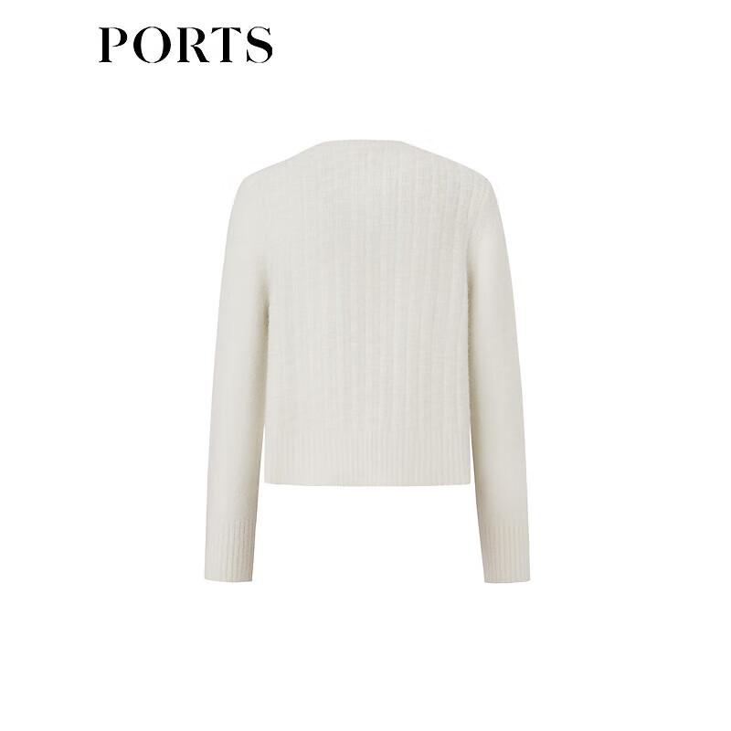 Ports Women's Hand-Embroidered Beaded Knit Cardigan