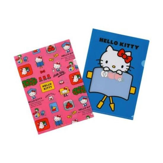 Hobonichi Techo HELLO KITTY Clear File Cousin Size (Set 2)