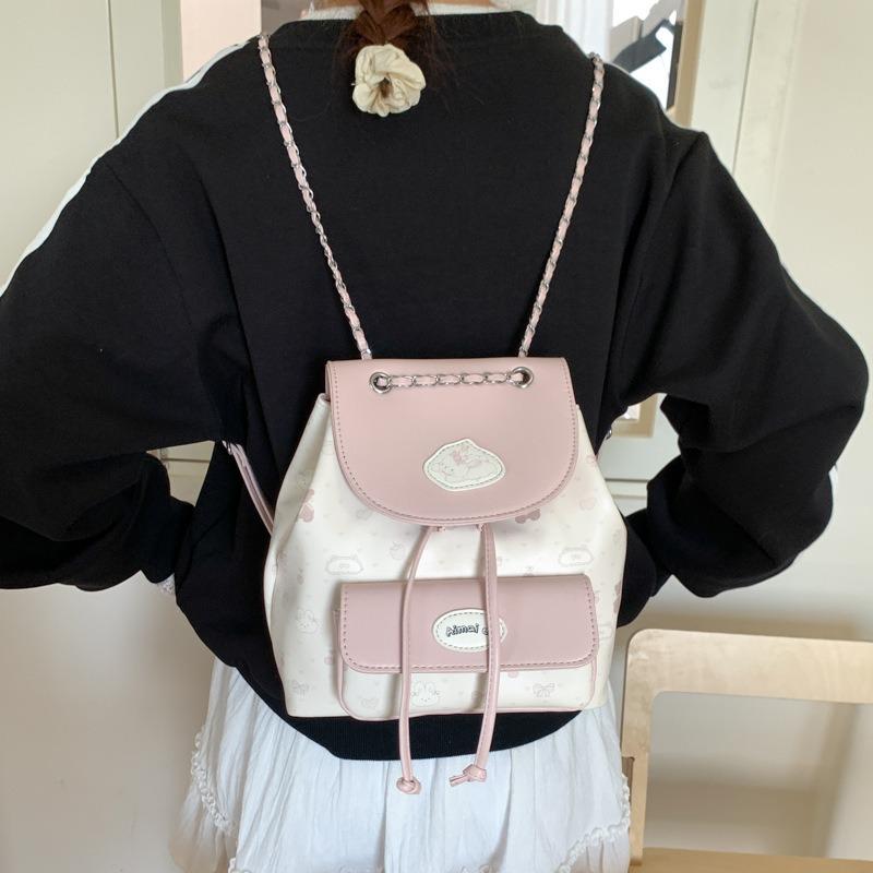 Exquisite and versatile women's backpack New commuter travel backpack Summer popular small schoolbag