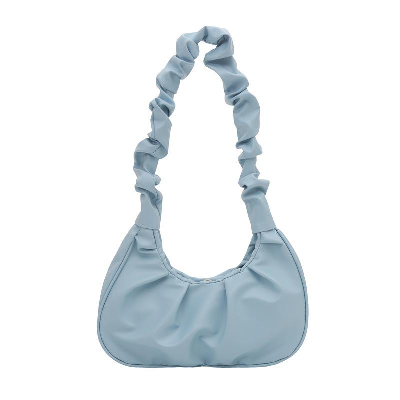 

Bags Women s Casual Commuter Underarm Bags Summer New Fashion Simple Handbags Niche Trend Handbags синій