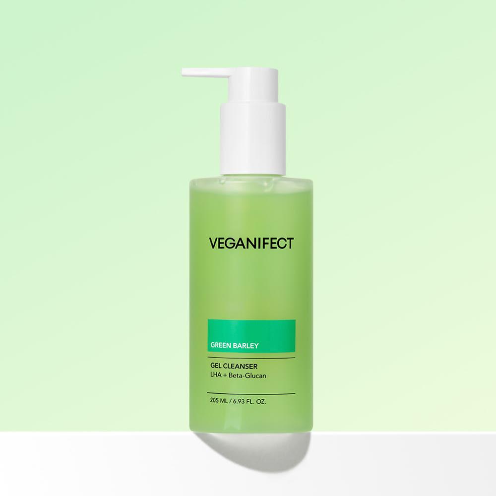 Veganifect Clean And Glow Green Barley Gel Cleanser 205ml