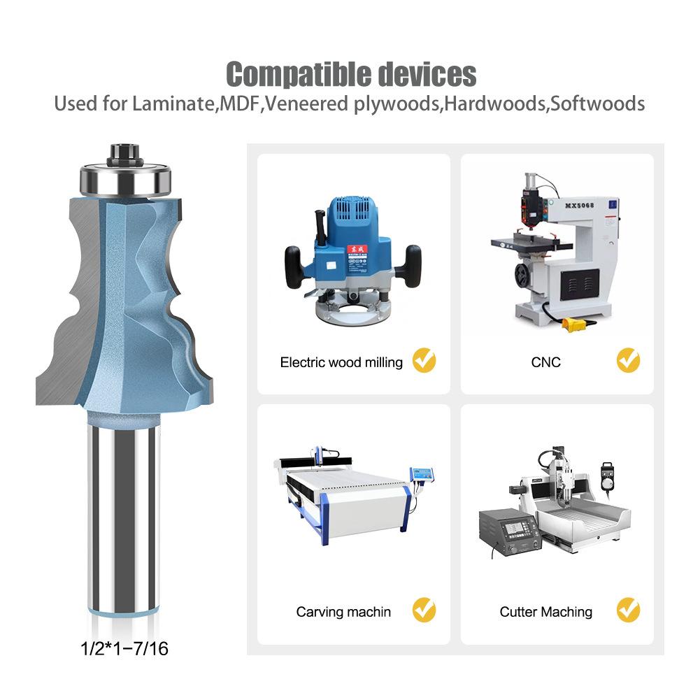 Lager Schrägflaschenmesser Blumenlinie Armlehnenmesser, Treppenarmlehne Spitzenmesser Massivholz Schranklinie 1/2 Griffmesser