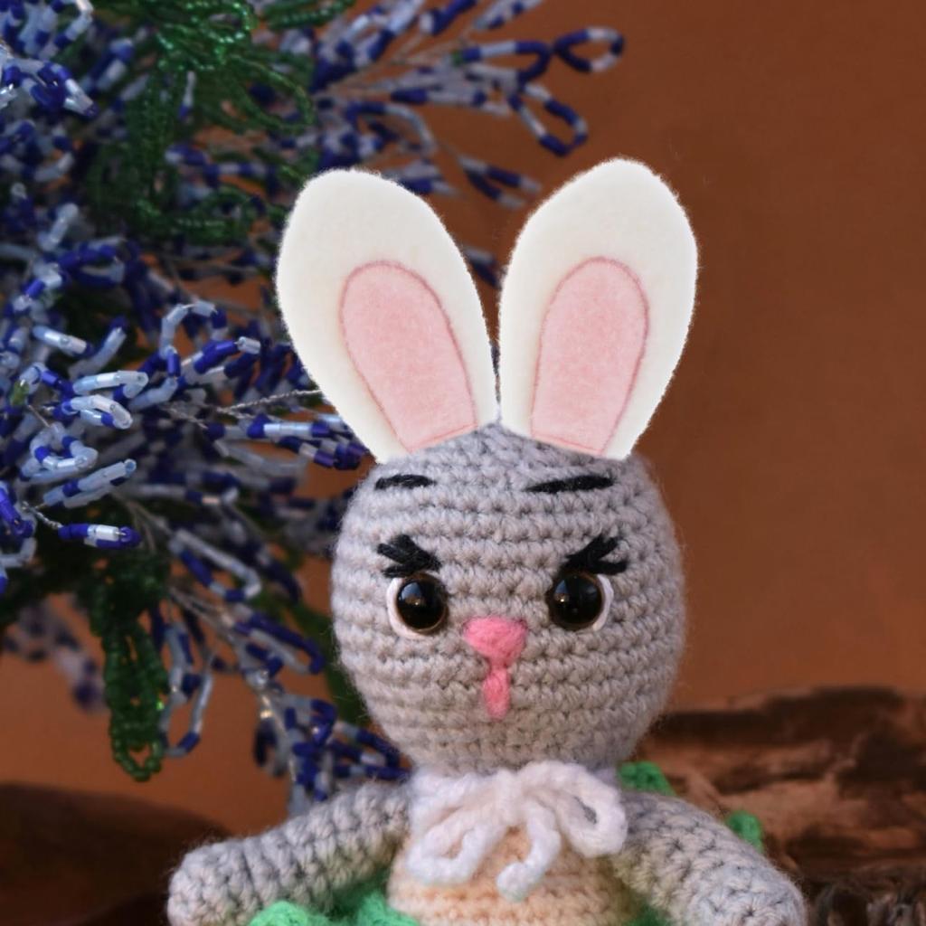 Iplusmile Parti Orecchie da Coniglio, Set da 10 Pezzi (5 coppie), 11,5 cm, Orecchie da Coniglio Soffici per Peluche, Cosplay, Cerchietti, Copricapi, Fermagli per Capelli, Componenti,