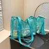 Lightweight And Durable Mesh Tote Bag In Various Colors For Trendy Looks Beach