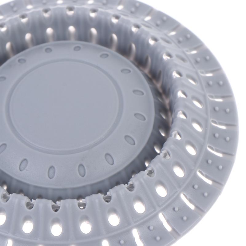 Silicone Sink Drain Hair Catcher Anti Clog Flexible Reusable Mesh Filter Stopper for Bathtub Kitchen Wash Basin