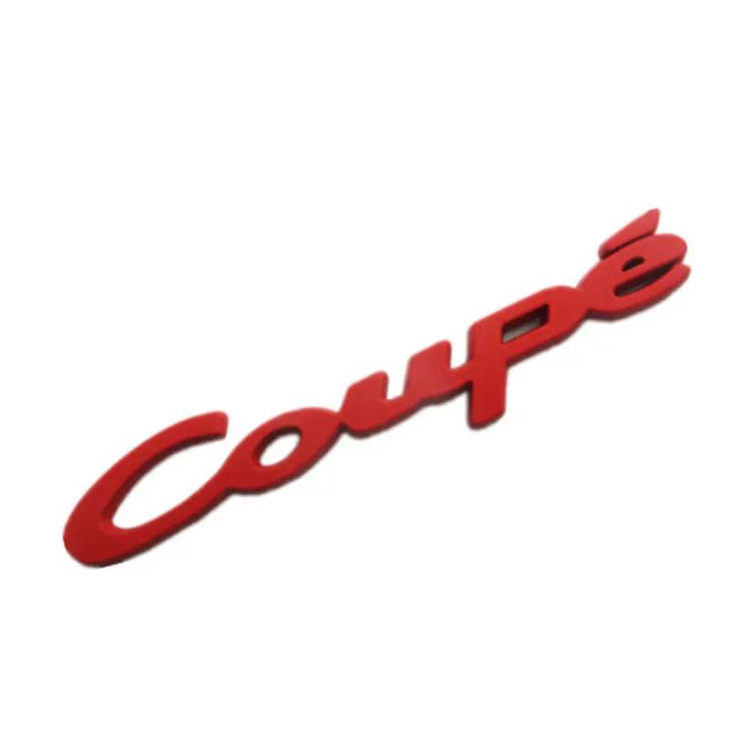 1Pc 3D Coupe logo Car Body Emblem Badge Sticker Accessories