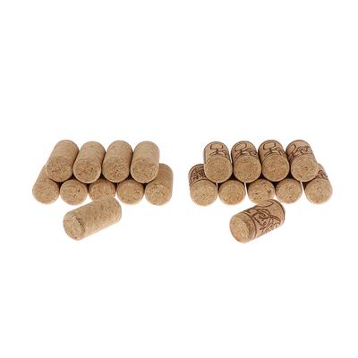 Set da 10 tappi per vino in legno dritti, tappi per bottiglie, utensili da cucina e bar