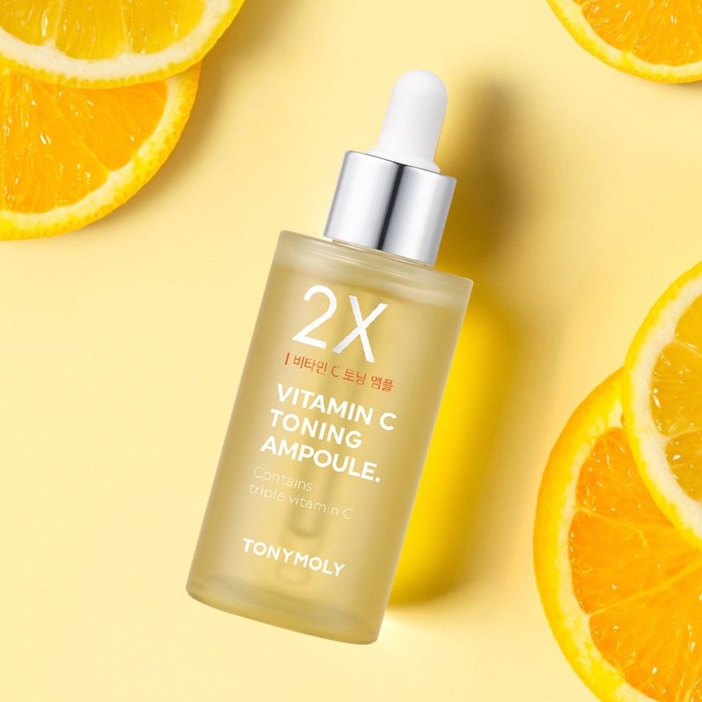 TONYMOLY 2X Vitamin C Toning Ampulle, 50ml, 1 Stück