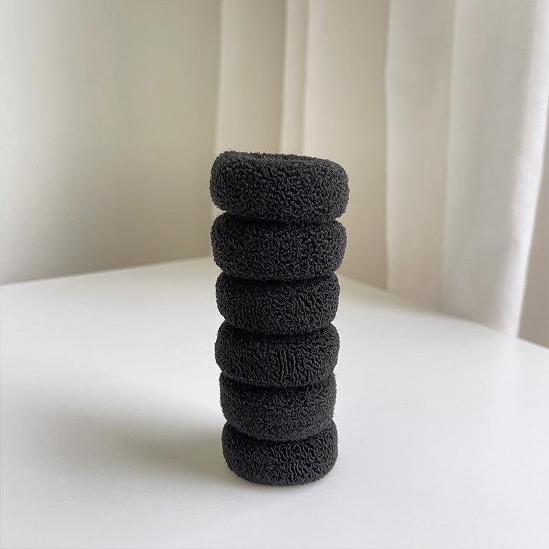 6/12pcs Elastic Hair Bands Thick Hair Rope Ring Updo Ties Headwear Girls Kids Women Hair Accessories