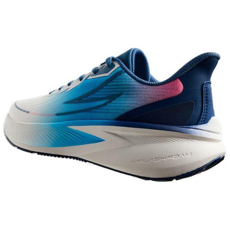 Anta Poison Spike Comfortable Versatile Shock Absorbing Durable Low Top Running Shoes Men Sneaker Blue White 912435517-5
