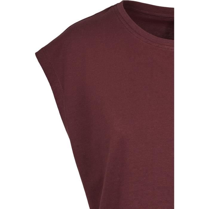 Damen T-Shirt - Urban Classics - Pflaume - Figurbetont - Kurzärmlig - 100% Baumwolle