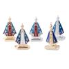 5Pcs Nossa Senhora Aparecida Statue Set Virgins Marys Figurines Tabletop Ornament Car Interior for Office Home Decors
