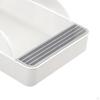 Toilet with Spoon High Sided Semi Enclosed Portable Cat Litter Tray Sand Box for Indoor Cats