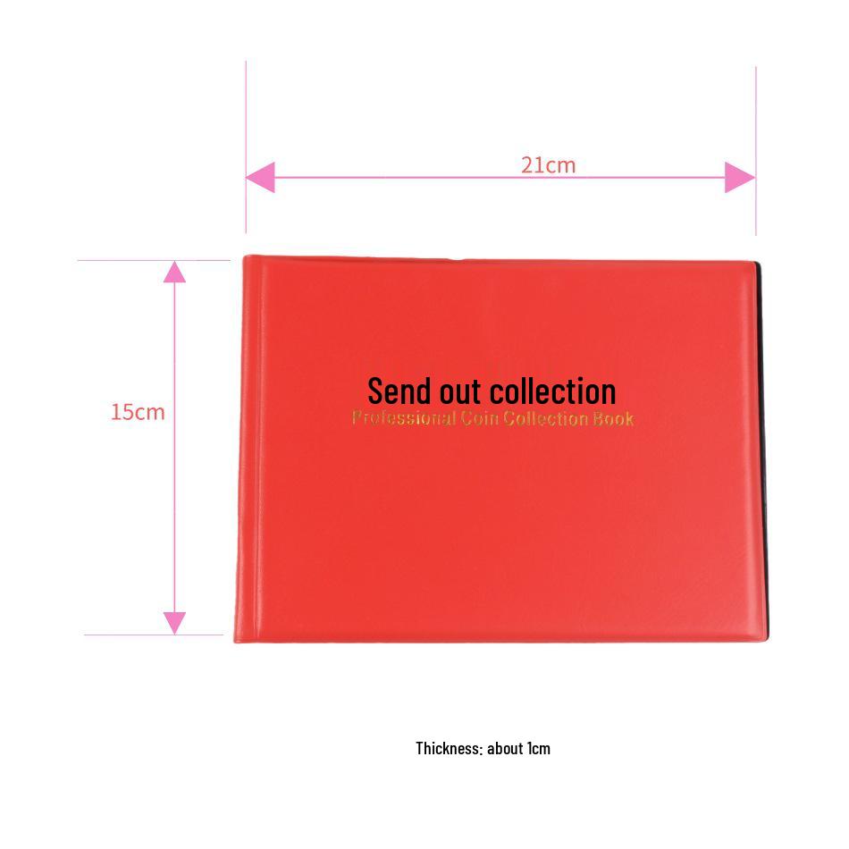 180-Pocket Coin Collection and Storage Album for Commemorative, Ancient, and Copper Coins