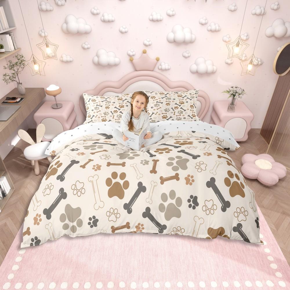 Comforter Homewish Kawaii Frog Prince For Teenleaf Plant Bedding Setcartoon Animal Theme Reversible Bed Set