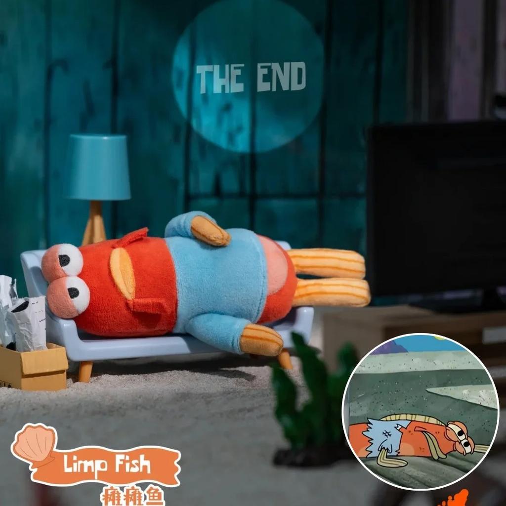 Residents of Beachburg Plush Toys Passerby Fish Lying Flat Fish Small Hanging Decorations Toys