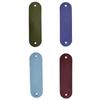 4Pcs Retro Leather Labels with Pre-Punched Holes Sewing On Decorative Label for Handmade Bags Hat Scarf Clothing Project