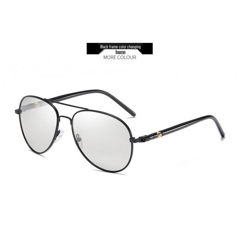 High-End Polarized Wayfarer Sunglasses for Men - Photochromic Lenses for Day and Night Driving