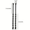 Adjustable Non Slip Bra Strap With Lace Flower Decoration 1 Pair For Women Underwear Accessories