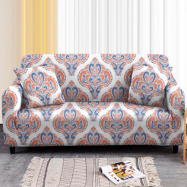 

Чехол на диван для гостиной, секционный чехол для дивана с геометрическим принтом, чехол для дивана, эластичная защита для мебели из спандекса 90x140cm