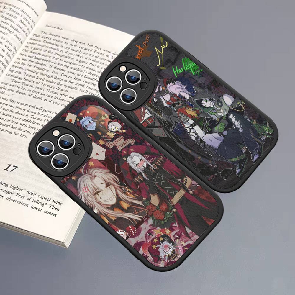 The Freak Circus Pierrot Game Silicone Phone Case For IPhone 16 15 14 13 12 11 Pro Max Mini Leather Soft Cover