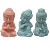Buddhas Monk Shape Silicone Molds DIY Epoxy Resin Molds Table Ornament Mould Candle Plasters Making Tool Easy-to Clean