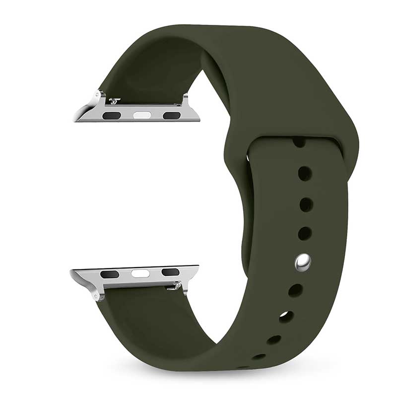 Silicone Band For Watch Strap 44mm 45mm 40mm 41mm 42-38mm 45 Mm Sport Bracelet Iwatch Series 8 7 6 5 4 3 SE 9 Ultra 2 49mm