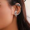 Gothic Punk Vintage Alloy Demon Bat Wings Cuff Earrings For Women No Piercing Ear Cuffs