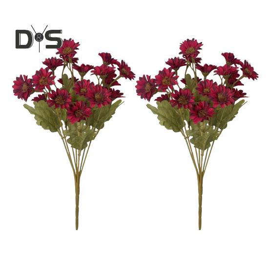 1/2Pcs Simulated Flower Arrangement Low Maintenance Realistic Artificial Flower Home Garden Indoor Outdoor Decor