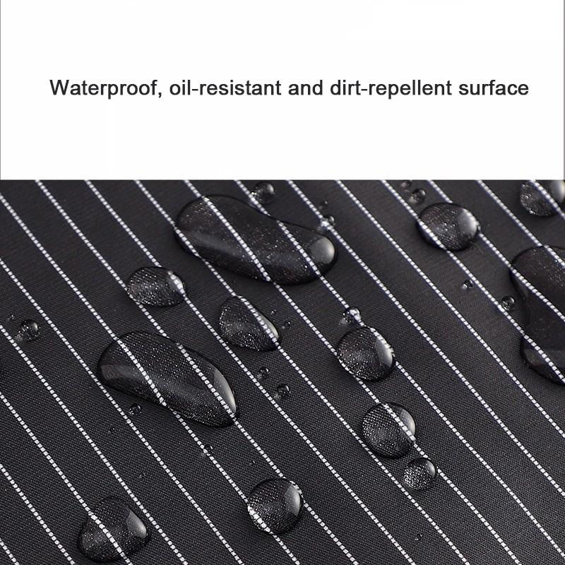 Vattentätt köksförkläde Ärmlöst Korsrygg Restauranguniform med Avtagbar Handduk Smutsavvisande Matlagning Bakning Haklappar