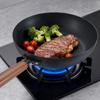 ASD Lotus Leaf Non-Stick Iron Wok 2-Piece Set