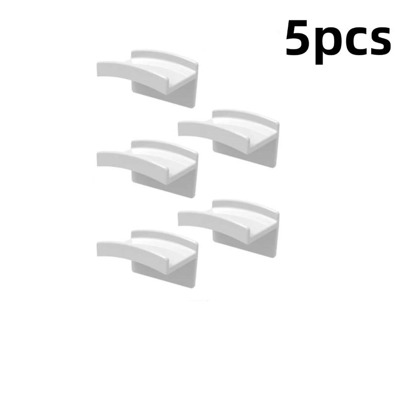 

5/10Pcs Hat Hooks For Wall Wall-Mounted Hat Hooks For Baseball Caps Sturdy And Durable No Drilling Hat Holder Organizer For Wall 5Pcs білий