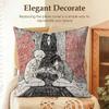 Game Anime O-Omori Cushion Cover Natural Linen Organic Fabric Double-Sided Printing Sofa Home Decor Gift Pillow Case